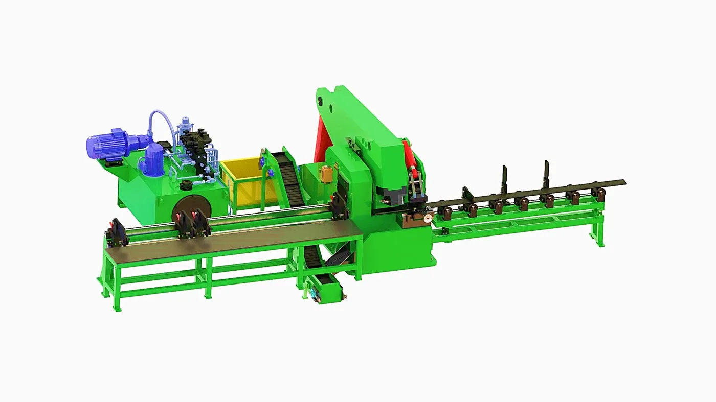 R-Tech heavy-duty alligator shearing line, 3D layout