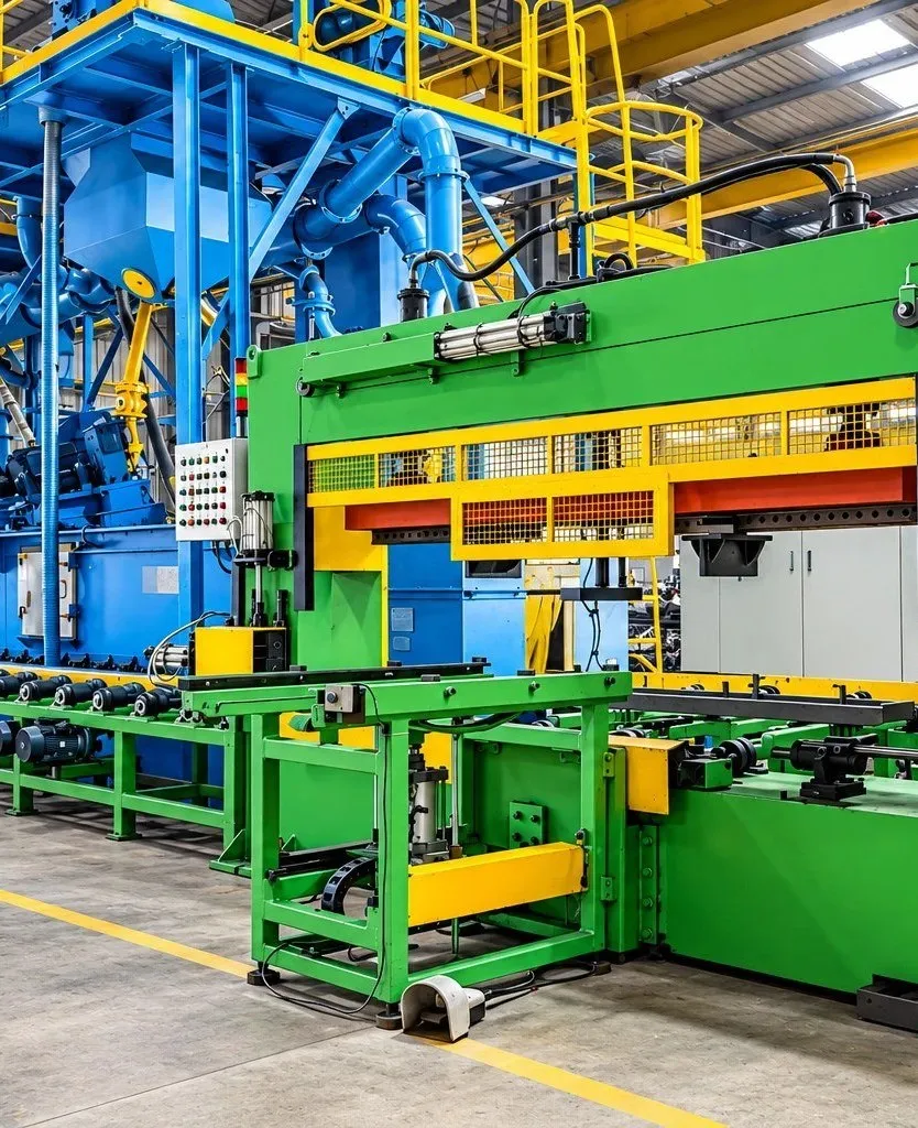 R-Tech stress peening automation line