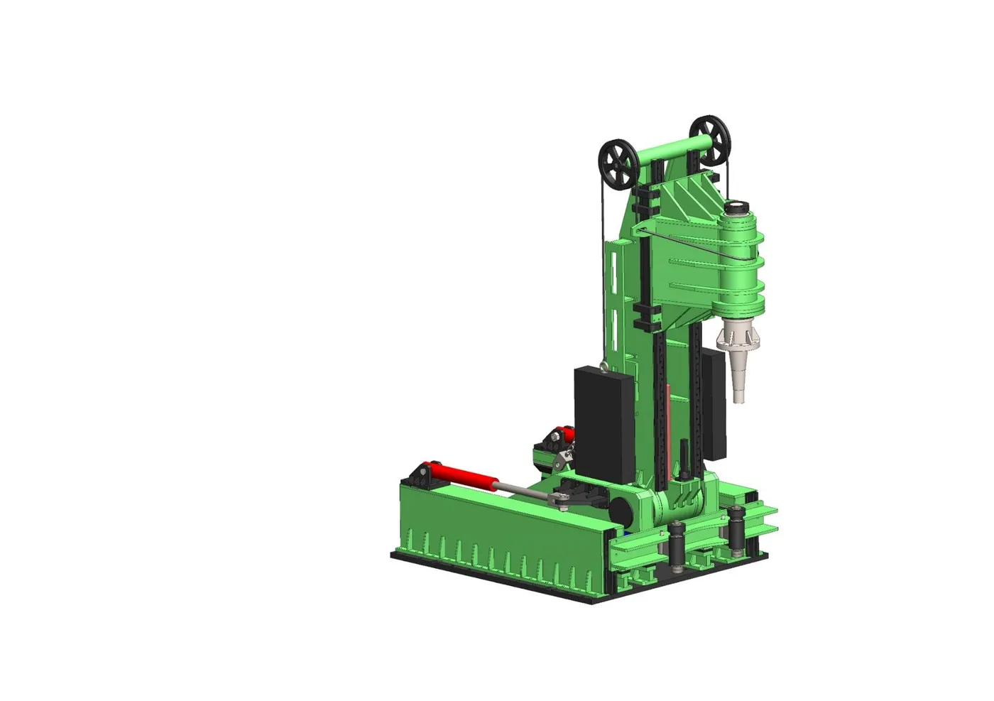 Crucible styling press