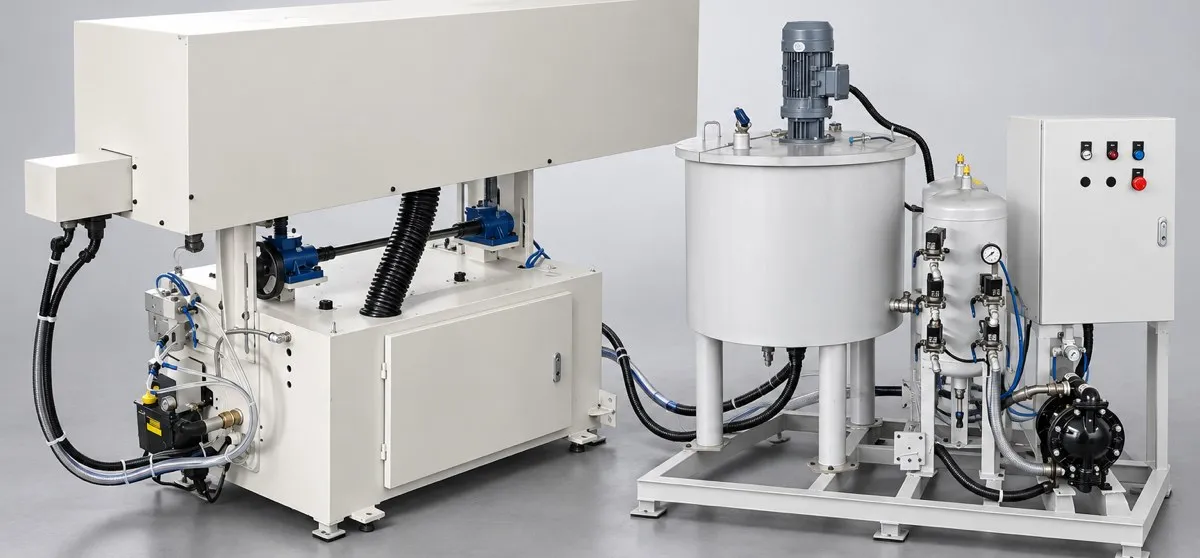 Automatic die graphite spraying system